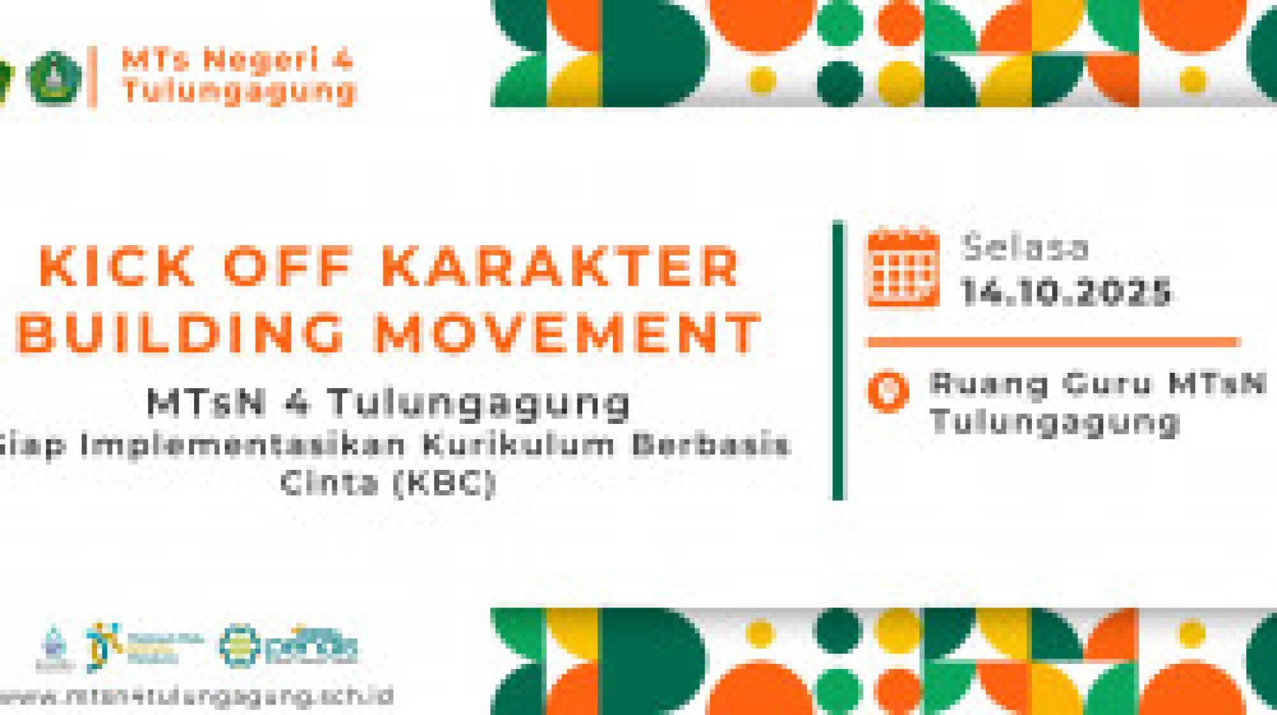 Kick Off Karakter Building Movement (KBM): MTsN 4 Tulungagung Siap Implementasikan Kurikulum Berbasis Cinta (KBC)