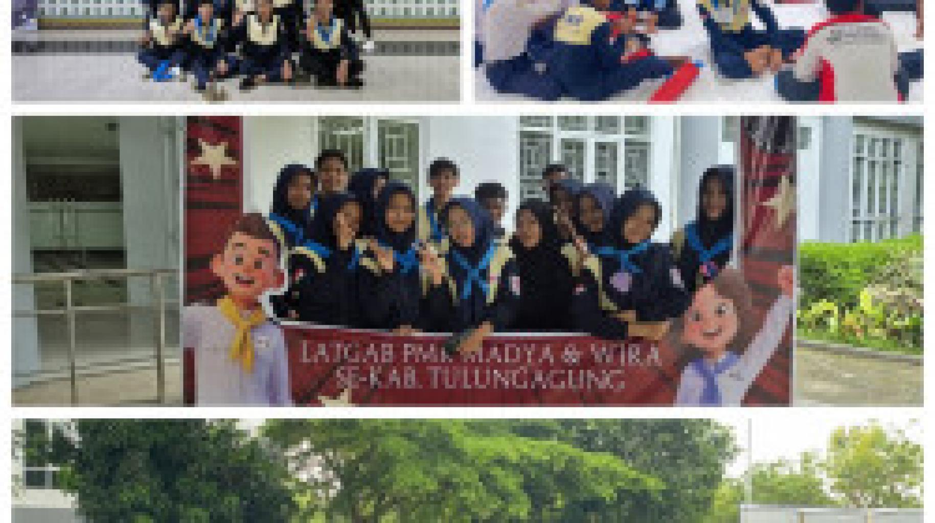 PMR Madya Unit ​MTsN 4 Tulungagung Sukses Ikuti Latihan Gabungan PMR Se-Kabupaten Tulungagung 2025