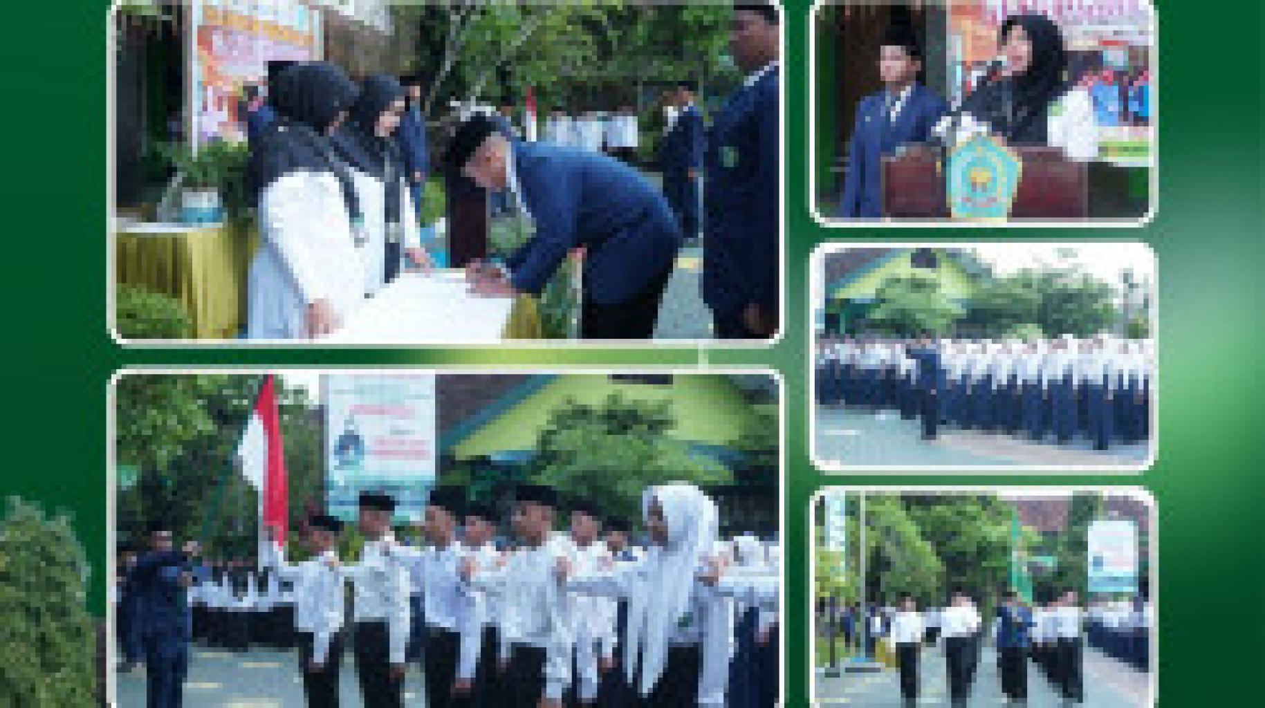 Pelantikan Pengurus OSIS MTsN 4 Tulungagung: Siap Wujudkan Generasi Emas 2045