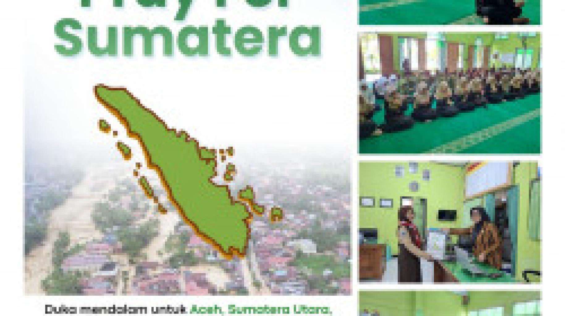 Luhurlah Tanah Sumatera, Damailah Bersama Kita: MTsN 4 Tulungagung Gelar Aksi Peduli