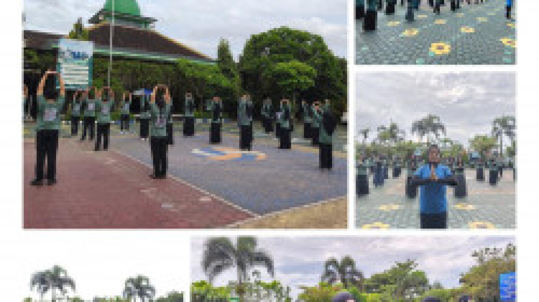 Sehat Raganya, Prima Kinerjanya: Senam Serempak dalam Kick Off HAB Ke-80 Kemenag RI